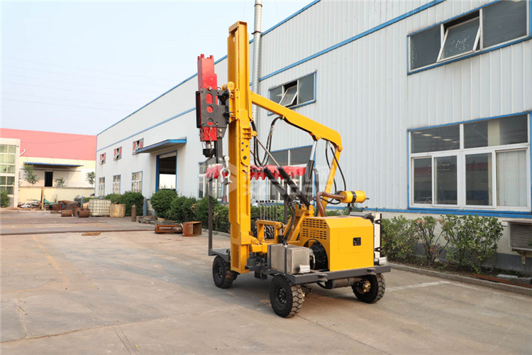 公路護欄打樁機工作效率下降的主要原因